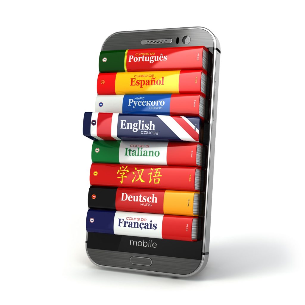 E-learning. Mobile dictionary. Learning languages online.